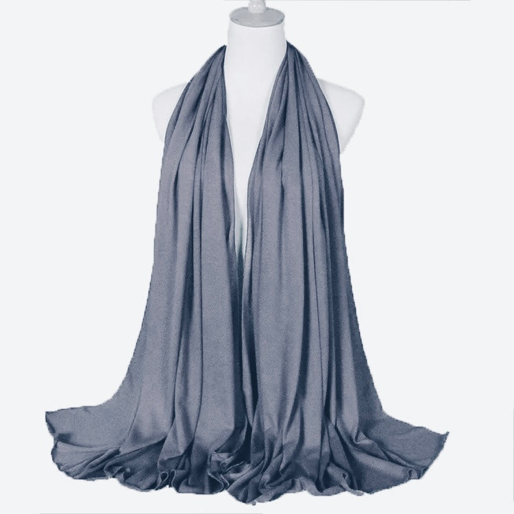 Jersey Plain Hijab/Scarf- Grey