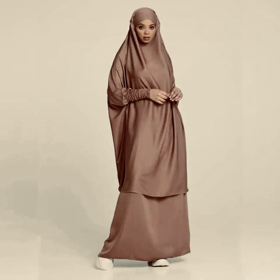 Three piece Jilbab and Niqab set - colours