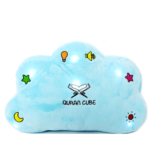 Quran Dua Blue Cloud Pillow - Personalised Option