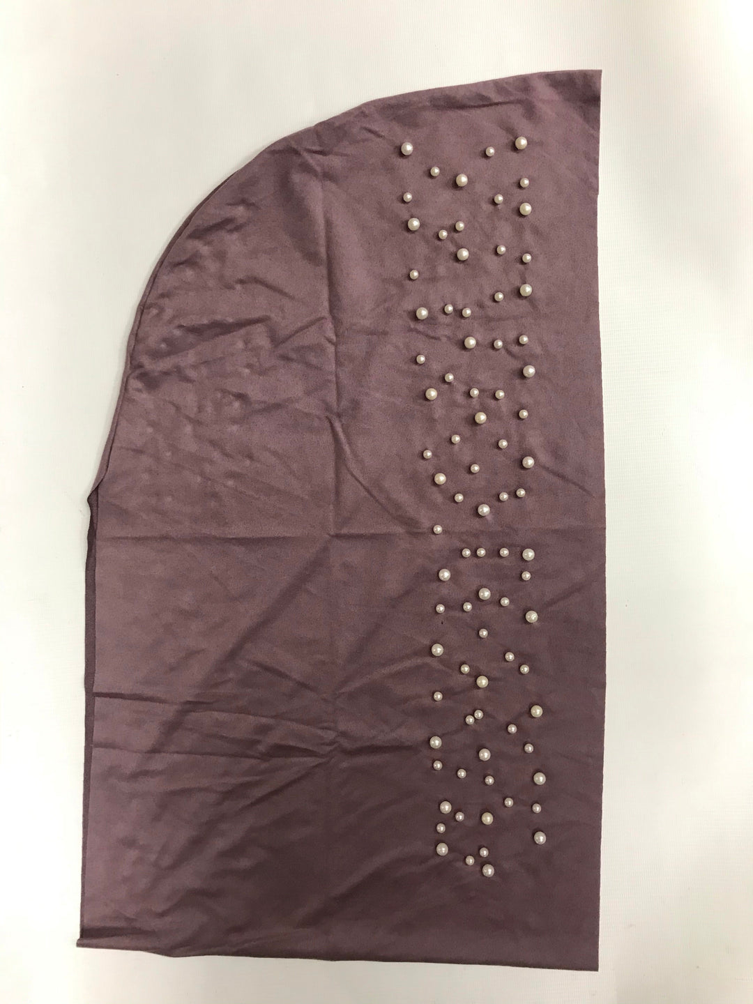 EASY TO WEAR BEADED SUEDE TURBAN/CHEMO HIJAB WRAP TK