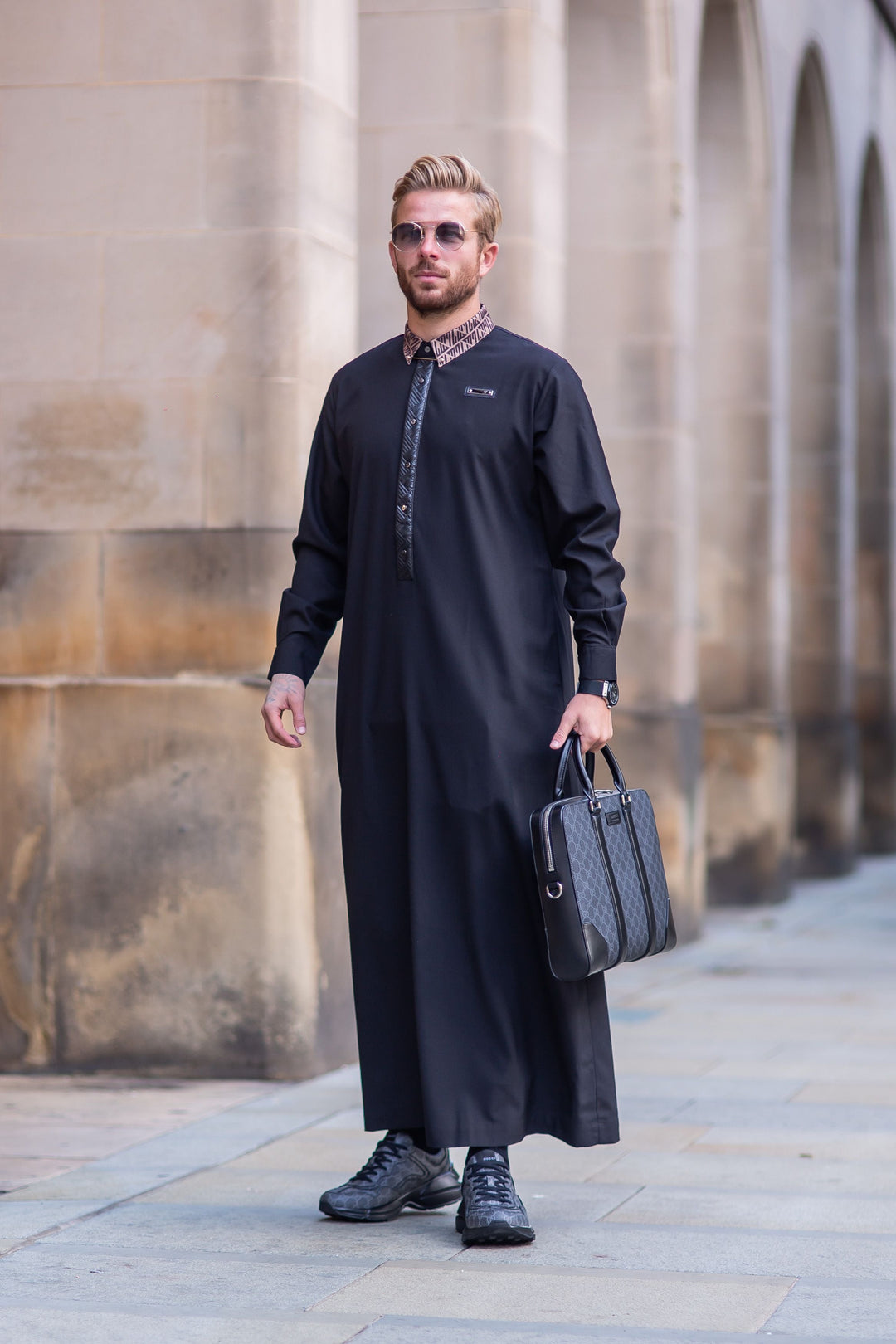 LW23016 Lawung Thobe/Jubba - Black