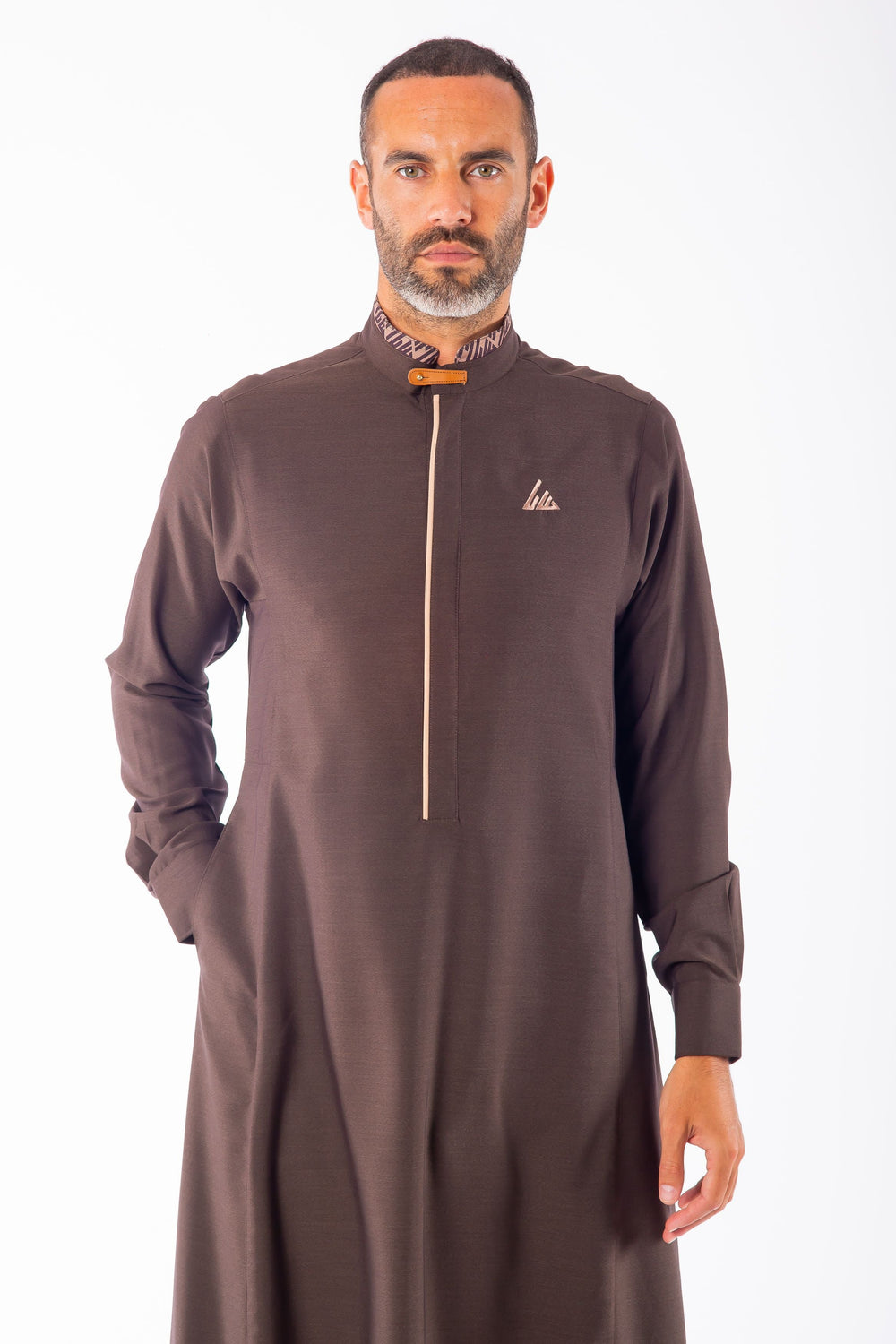 AA23007 Al Ameer Thobe/Jubba - Brown