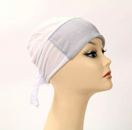 Glitzy Glimmer Hijab Bonnet Cap - Colours