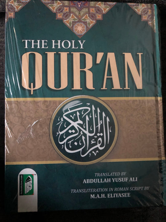 The Holy Quran- Arabic Text English Translation & Transliteration Yusuf Ali (HB)