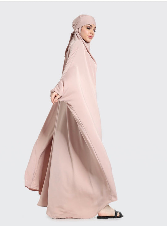 Overhead Full all in one Jilbab - Blush Zadina