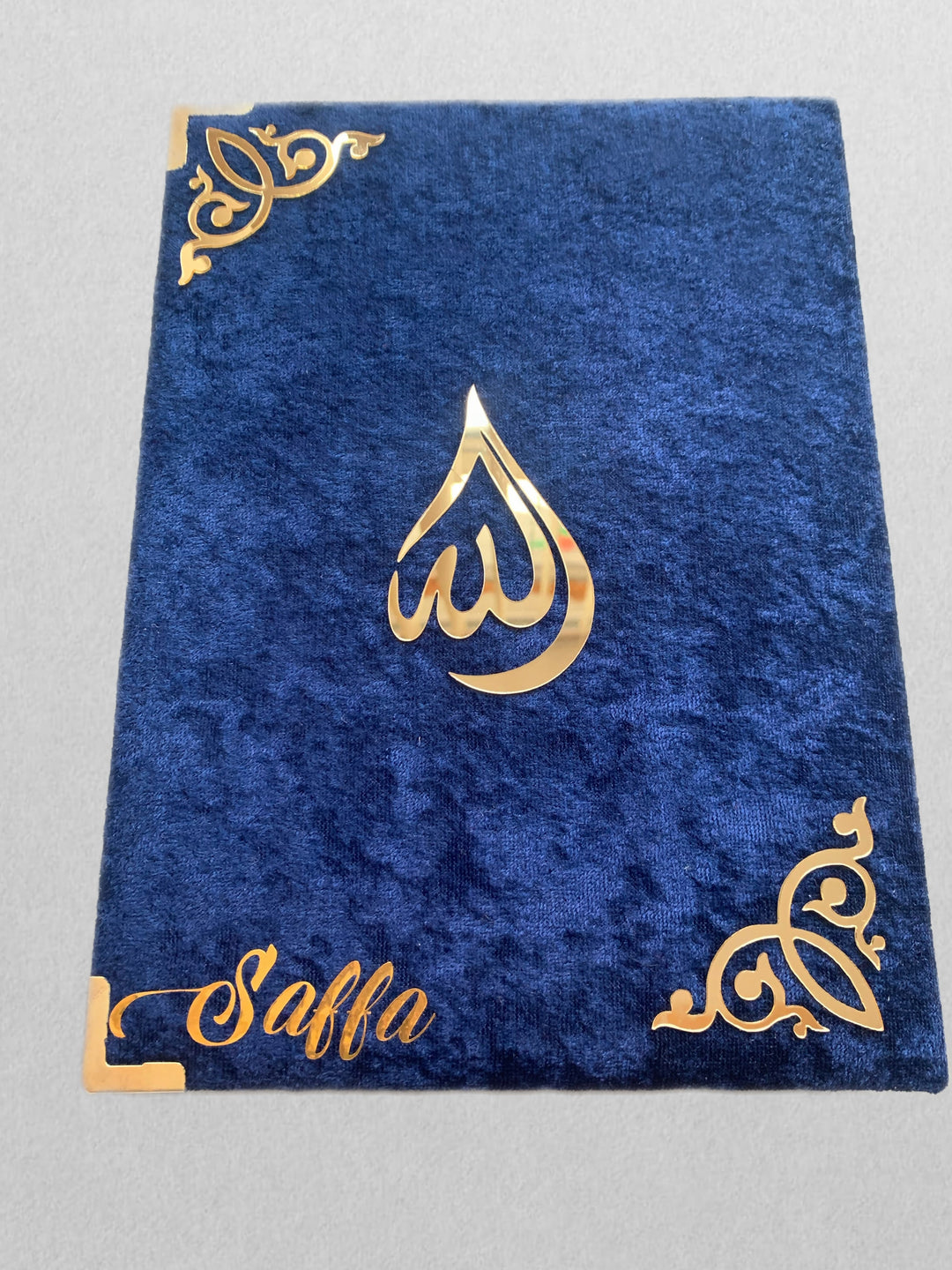 Personalised Velvet Quran with Matching Case