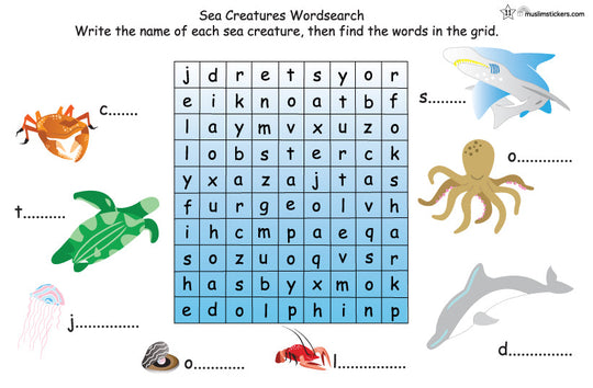 Sun,Sea and Sand Islamic Activity Book