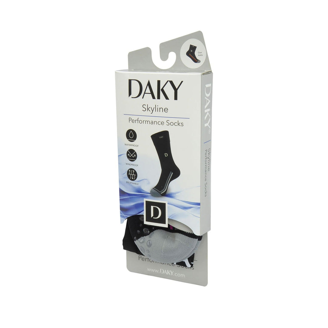 WUDU COMPLIANT WATERPROOF BREATHABLE SOCKS-SKYLINE X -BLACK