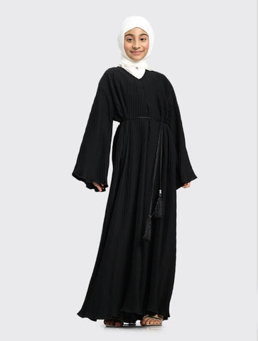 Girls Nida Abaya with elasticated Cuff - HM – TheHijabWorld